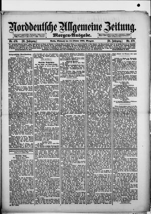 Norddeutsche allgemeine Zeitung vom 14.10.1891