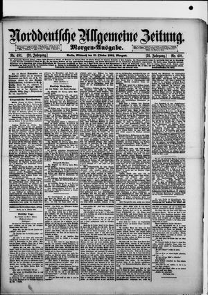 Norddeutsche allgemeine Zeitung vom 21.10.1891