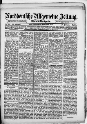 Norddeutsche allgemeine Zeitung vom 31.10.1891