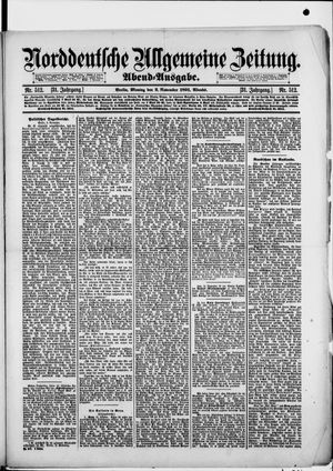 Norddeutsche allgemeine Zeitung vom 02.11.1891