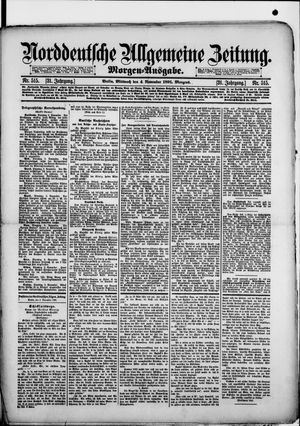 Norddeutsche allgemeine Zeitung vom 04.11.1891