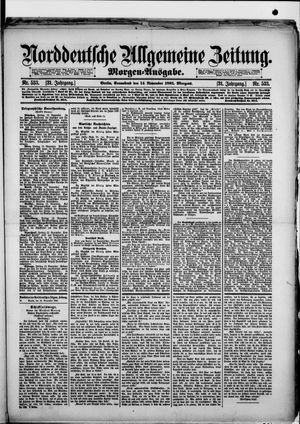 Norddeutsche allgemeine Zeitung on Nov 14, 1891