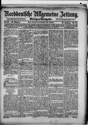 Norddeutsche allgemeine Zeitung vom 15.11.1891