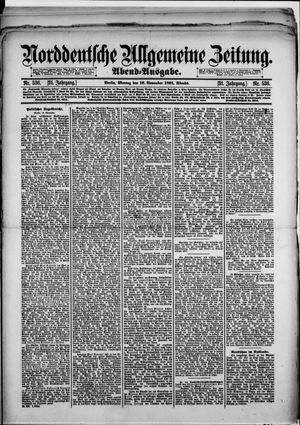 Norddeutsche allgemeine Zeitung vom 16.11.1891