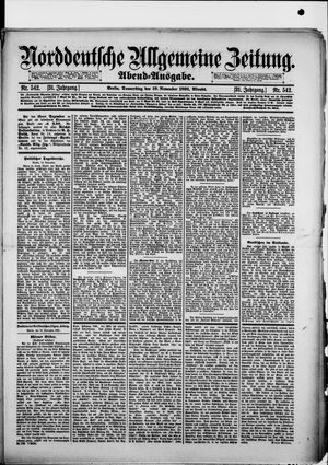 Norddeutsche allgemeine Zeitung vom 19.11.1891
