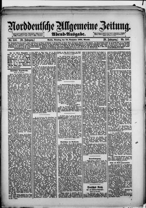 Norddeutsche allgemeine Zeitung vom 24.11.1891