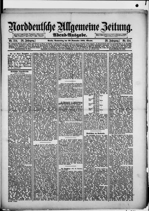 Norddeutsche allgemeine Zeitung vom 26.11.1891