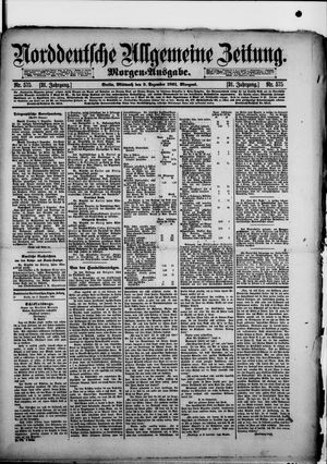 Norddeutsche allgemeine Zeitung vom 09.12.1891