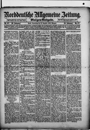 Norddeutsche allgemeine Zeitung vom 10.12.1891