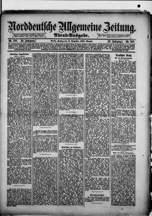 Norddeutsche allgemeine Zeitung vom 11.12.1891