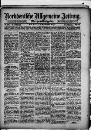 Norddeutsche allgemeine Zeitung vom 13.12.1891