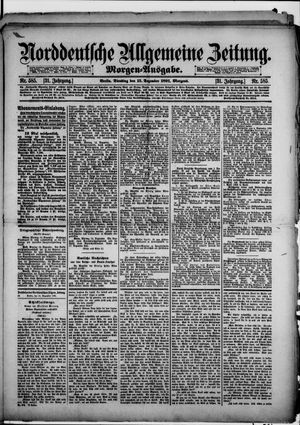Norddeutsche allgemeine Zeitung vom 15.12.1891