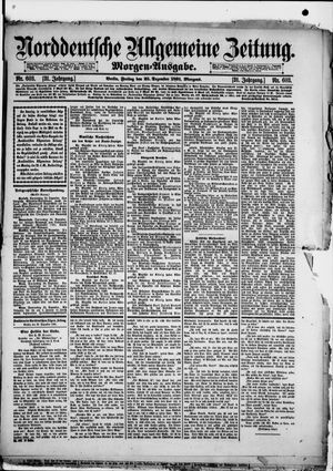 Norddeutsche allgemeine Zeitung vom 25.12.1891