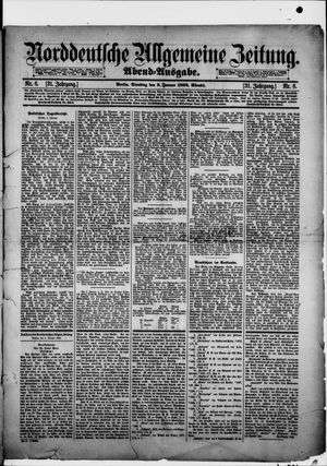 Norddeutsche allgemeine Zeitung vom 05.01.1892