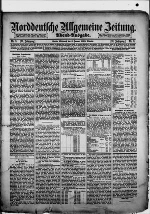 Norddeutsche allgemeine Zeitung vom 06.01.1892