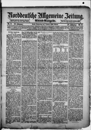 Norddeutsche allgemeine Zeitung vom 07.01.1892