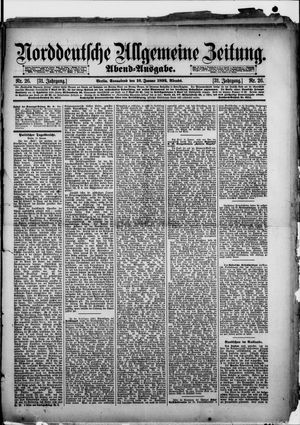 Norddeutsche allgemeine Zeitung vom 16.01.1892