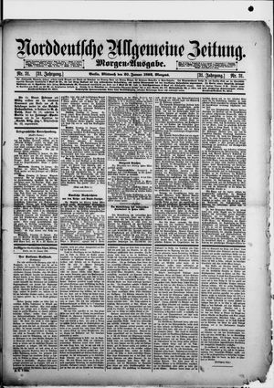 Norddeutsche allgemeine Zeitung vom 20.01.1892