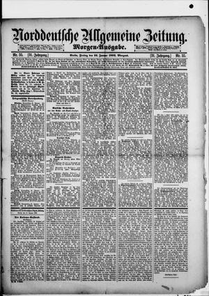 Norddeutsche allgemeine Zeitung vom 22.01.1892