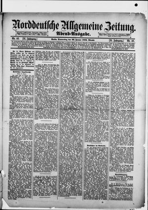 Norddeutsche allgemeine Zeitung on Jan 28, 1892