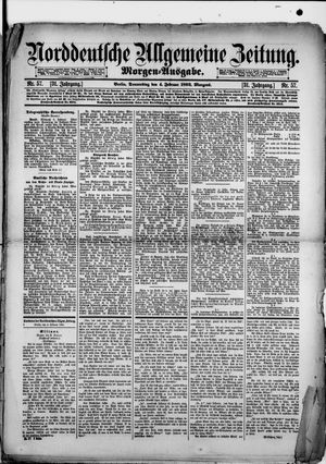Norddeutsche allgemeine Zeitung vom 04.02.1892