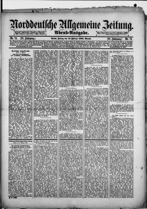 Norddeutsche allgemeine Zeitung vom 12.02.1892