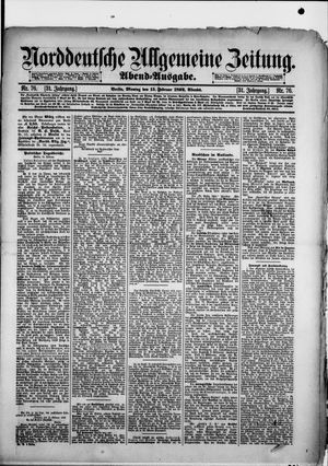 Norddeutsche allgemeine Zeitung vom 15.02.1892