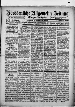 Norddeutsche allgemeine Zeitung vom 19.02.1892