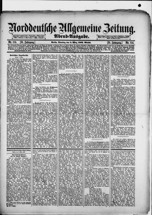 Norddeutsche allgemeine Zeitung vom 08.03.1892