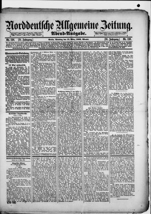 Norddeutsche allgemeine Zeitung on Mar 15, 1892