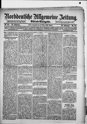 Norddeutsche allgemeine Zeitung on Mar 19, 1892