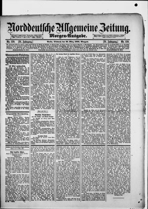 Norddeutsche allgemeine Zeitung on Mar 23, 1892