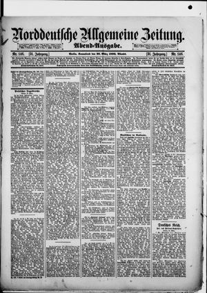 Norddeutsche allgemeine Zeitung on Mar 26, 1892