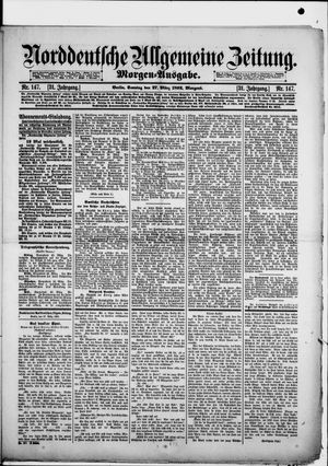 Norddeutsche allgemeine Zeitung vom 27.03.1892