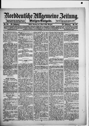 Norddeutsche allgemeine Zeitung vom 05.04.1892