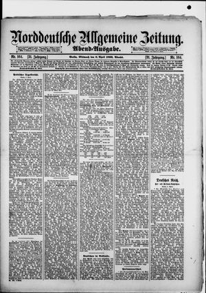 Norddeutsche allgemeine Zeitung vom 06.04.1892