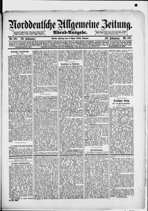 Norddeutsche allgemeine Zeitung vom 08.04.1892