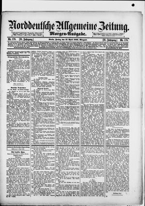 Norddeutsche allgemeine Zeitung vom 15.04.1892