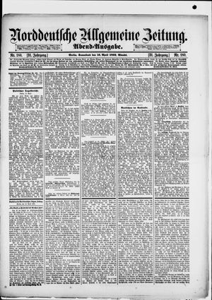 Norddeutsche allgemeine Zeitung on Apr 16, 1892