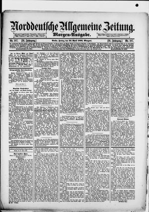 Norddeutsche allgemeine Zeitung vom 22.04.1892