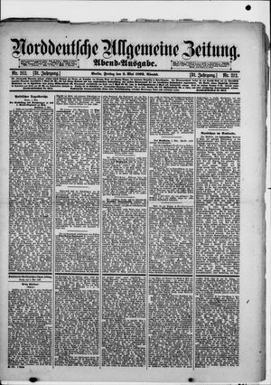 Norddeutsche allgemeine Zeitung vom 06.05.1892