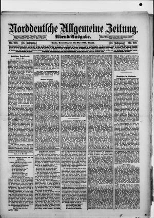 Norddeutsche allgemeine Zeitung vom 12.05.1892