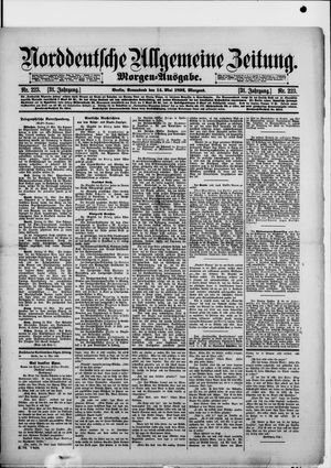 Norddeutsche allgemeine Zeitung vom 14.05.1892
