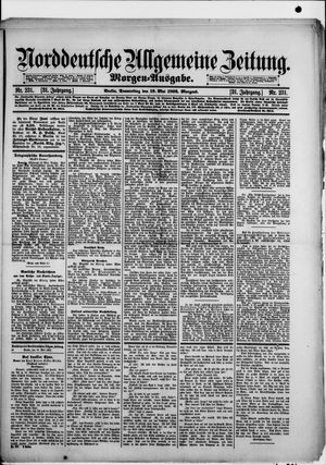 Norddeutsche allgemeine Zeitung on May 19, 1892