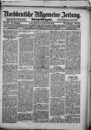 Norddeutsche allgemeine Zeitung vom 21.05.1892