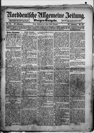 Norddeutsche allgemeine Zeitung vom 01.06.1892
