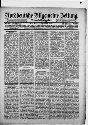 Norddeutsche allgemeine Zeitung vom 07.06.1892