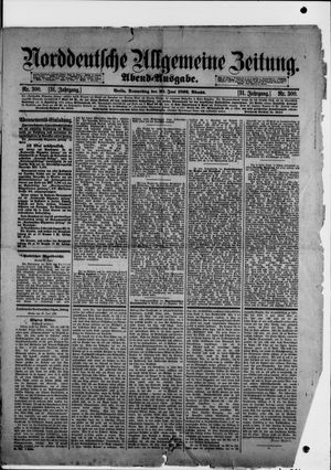 Norddeutsche allgemeine Zeitung vom 30.06.1892