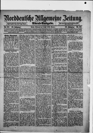Norddeutsche allgemeine Zeitung vom 06.07.1892