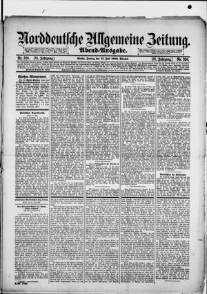 Norddeutsche allgemeine Zeitung on Jul 15, 1892